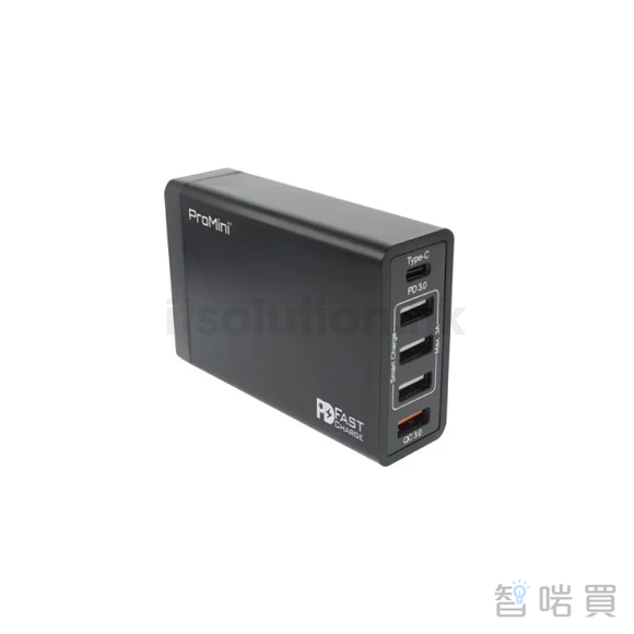 ProMini Qs60V PD3.0/QC4+ 60W桌面式快速充電器 - ChiarmBuy